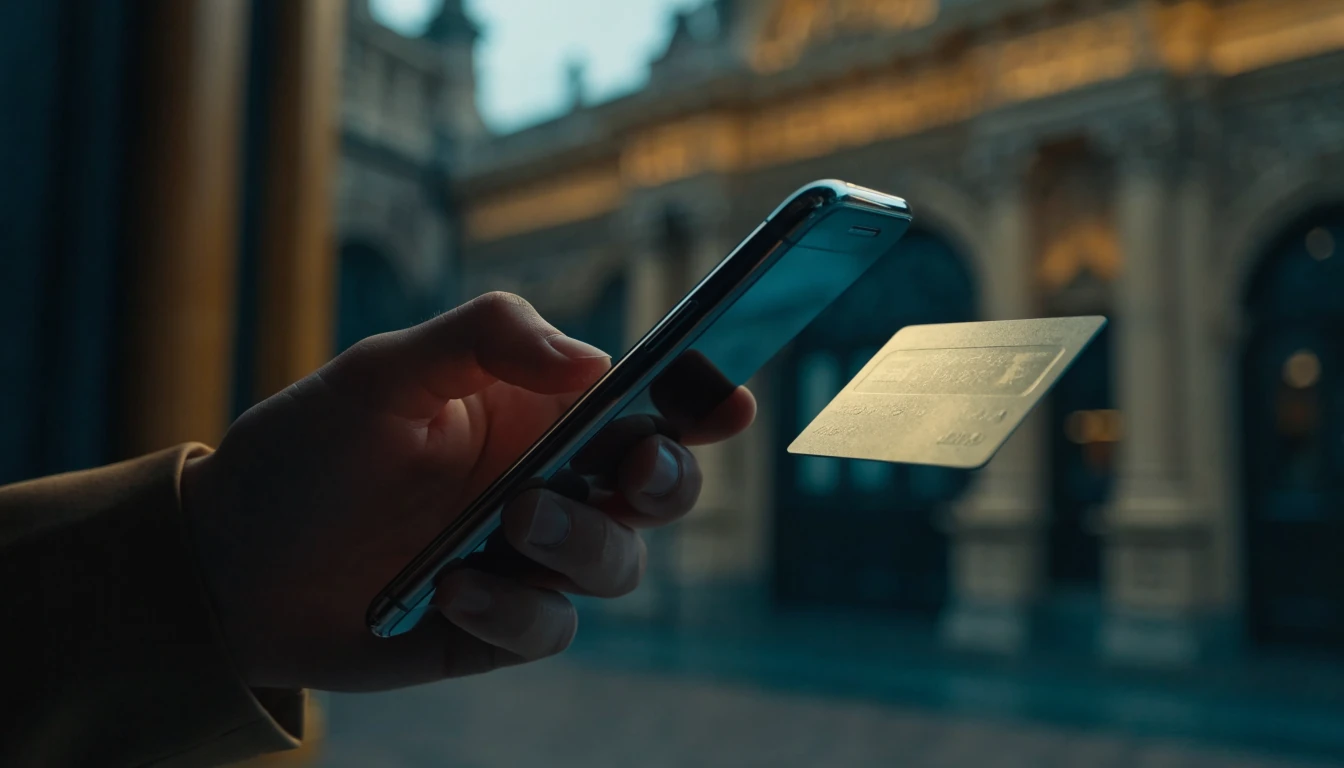 UK player using a secure mobile payment method at an online casino