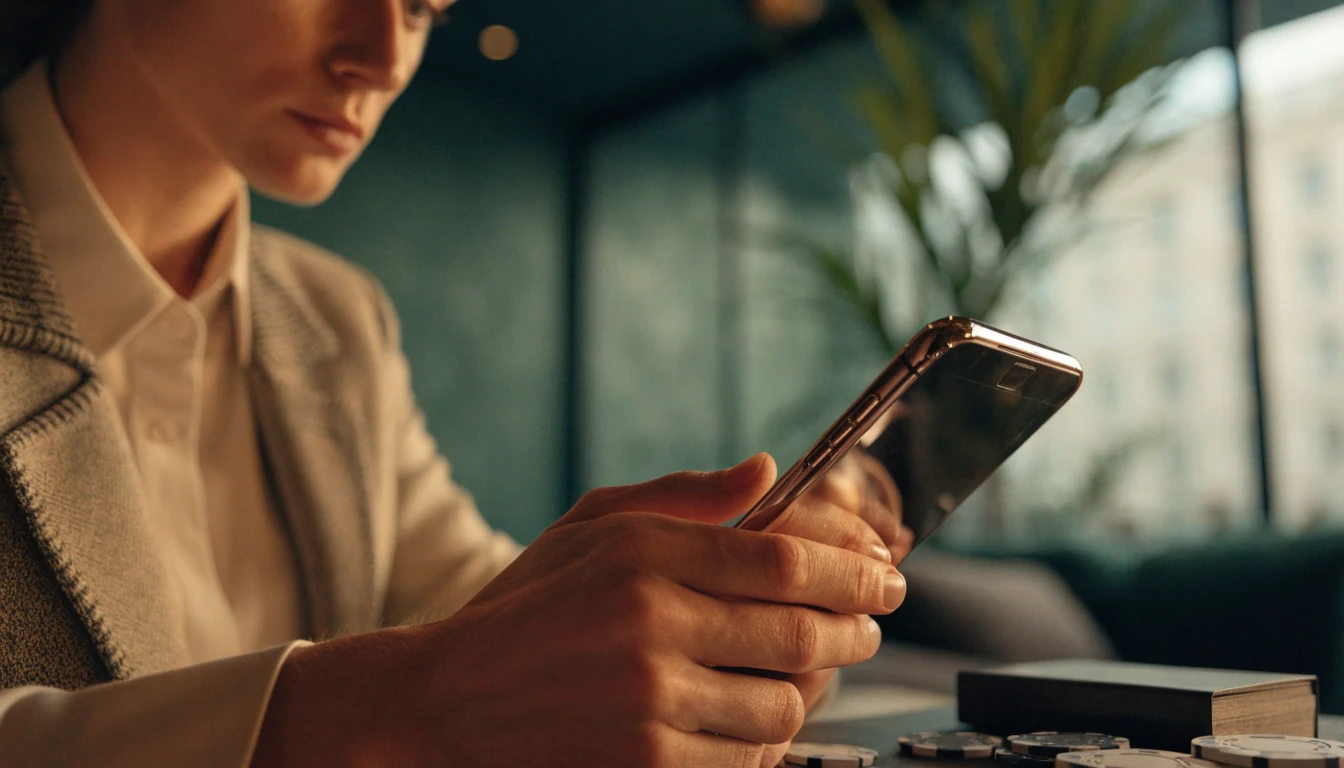 British player opening a secure casino registration form on a smartphone
